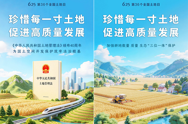 全国土地日海报